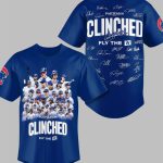 2025 Chicago Cubs Postseason Clinched Fly The W Jersey