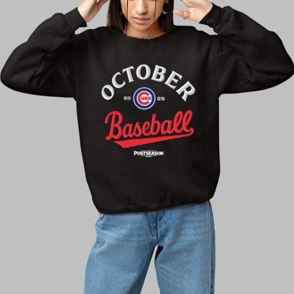 2025 Chicago Cubs October Baseball Shirt 1 1