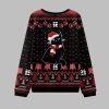 2025 Christmas Black Cat What What Ugly Christmas Sweater 2