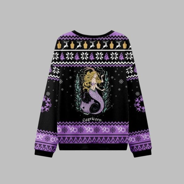 2025 Christmas Capricorn Zodiac Ugly Christmas Sweater 2