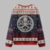 2025 Christmas Cthulhu Is Coming To Town Ugly Christmas Sweater 2