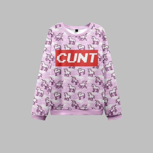 2025 Christmas Cunt Horse Ugly Christmas Sweater 1
