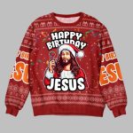 2025 Christmas Go Jesus It's Your Birthday Christmas Ugly Sweater