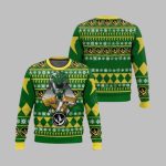 2025 Christmas Green Power Rangers Ugly Christmas Sweater