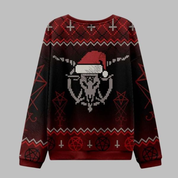 2025 Christmas Hail Santa Ugly Christmas Sweater 2