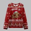 2025 Christmas Have a Saucy Holiday Ugly Christmas Sweater 1