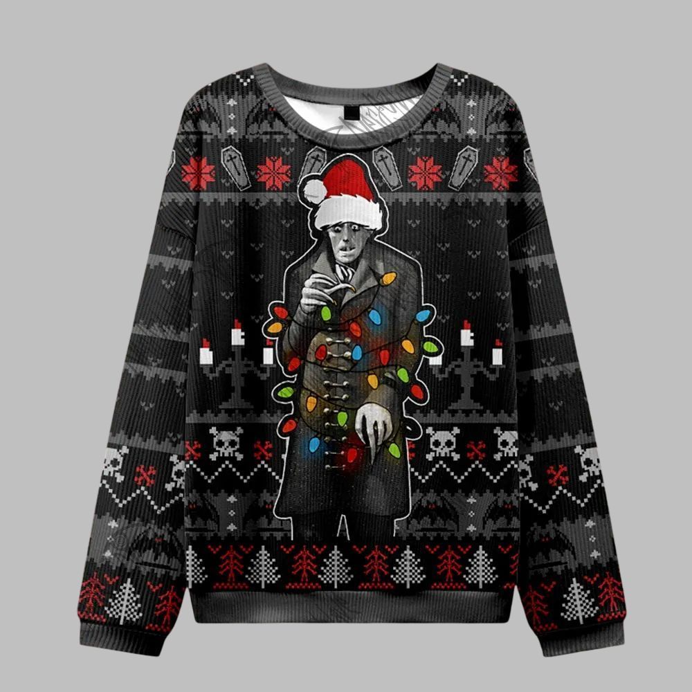 2025 Christmas Ho! Ho! Ho! Bloody Ugly Christmas Sweater 2 2025 Christmas Ho! Ho! Ho! Bloody Ugly Christmas Sweater 1