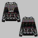 2025 Christmas Homophobia Is Gay Ugly Christmas Sweater