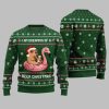 2025 Christmas I Am Dreaming Of A Beer Capybara Ugly Christmas Sweater 3