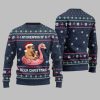 2025 Christmas I Am Dreaming Of A Beer Capybara Ugly Christmas Sweater 4