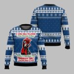 2025 Christmas I Can Only Please One Person A Day Chicken Ugly Christmas Sweater