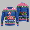 2025 Christmas I Want A Flamingo For Christmas Ugly Christmas Sweater 4