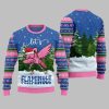 2025 Christmas Lets Flamingle Ugly Christmas Sweater 3