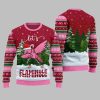 2025 Christmas Lets Flamingle Ugly Christmas Sweater 4