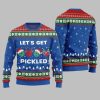 2025 Christmas Lets Get Pickled Ugly Christmas Sweater 1