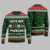 2025 Christmas Lets Get Pickled Ugly Christmas Sweater 3