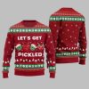 2025 Christmas Lets Get Pickled Ugly Christmas Sweater 5