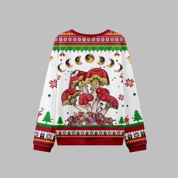 2025 Christmas Magic Mushroom Ugly Christmas Sweater 2