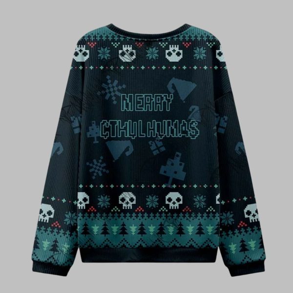 2025 Christmas Merry Cthulhumas Ugly Christmas Sweater 2