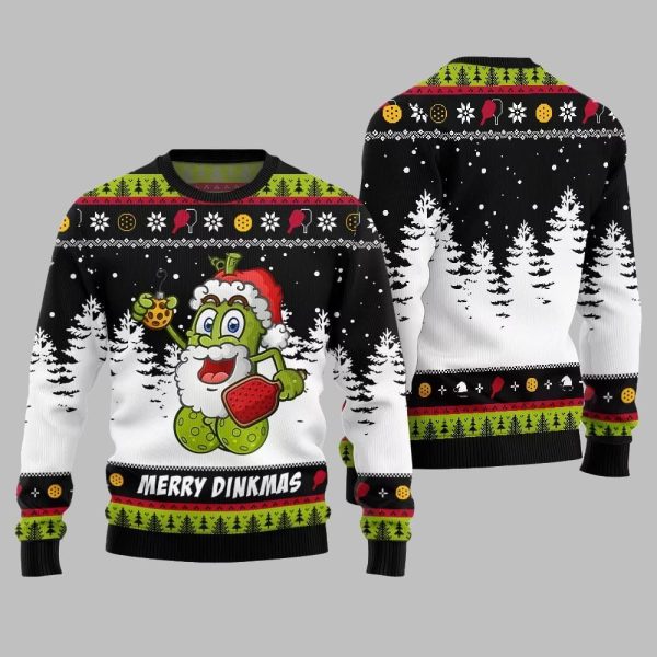 2025 Christmas Merry Dinkmas Pickleball Ugly Christmas Sweater 2