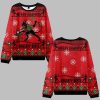 2025 Christmas Merry Krampus Naughty Brats Ugly Christmas Sweater 0