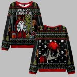 2025 Christmas Merry Krampus Ugly Christmas Sweater