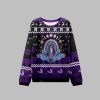 2025 Christmas Moon Phase Bat Ugly Christmas Sweater 1