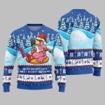 2025 Christmas Naughty List Flamingo Ugly Christmas Sweater