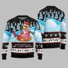2025 Christmas Naughty List Flamingo Ugly Christmas Sweater 2