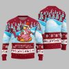 2025 Christmas Naughty List Flamingo Ugly Christmas Sweater 5