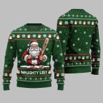 2025 Christmas Naughty List Santa Ugly Christmas Sweater