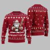 2025 Christmas Naughty List Santa Ugly Christmas Sweater 4