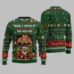 2025 Christmas Now I Have A Machine Gun Ho Ho Ho Ugly Christmas Sweater