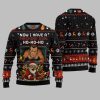 2025 Christmas Now I Have A Machine Gun Ho Ho Ho Ugly Christmas Sweater 2