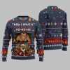 2025 Christmas Now I Have A Machine Gun Ho Ho Ho Ugly Christmas Sweater 5