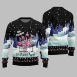 2025 Christmas Oh Flock Flamingo Ugly Christmas Sweater