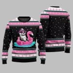 2025 Christmas Otter Flamingo Ugly Xmas Sweater
