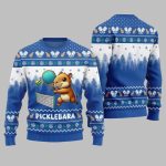 2025 Christmas Picklebara Capybara Ugly Christmas Sweater