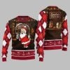 2025 Christmas Quirky Santa Snack Bar Ugly Christmas Sweater 4