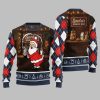 2025 Christmas Quirky Santa Snack Bar Ugly Christmas Sweater 5