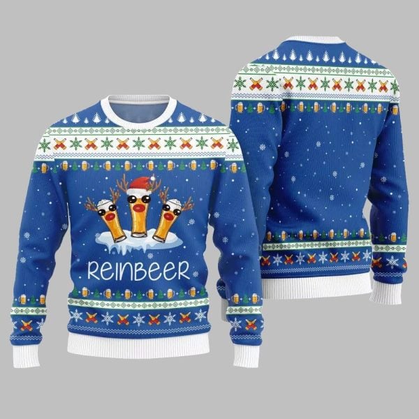 2025 Christmas Reinbeer Ugly Christmas Sweater 3