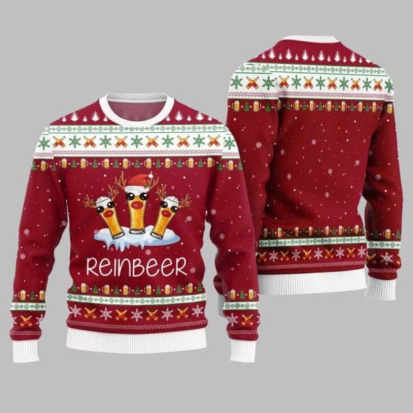 2025 Christmas Reinbeer Ugly Christmas Sweater 4