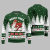 2025 Christmas Santa Merry Vibes Ho Ho Ho Ugly Christmas Sweater 2