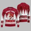 2025 Christmas Santa Merry Vibes Ho Ho Ho Ugly Christmas Sweater 4