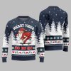 2025 Christmas Santa Merry Vibes Ho Ho Ho Ugly Christmas Sweater 5