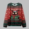 2025 Christmas Santa No Its Mothman Ugly Christmas Sweater 1