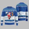 2025 Christmas Santa Playing Rugby Ugly Christmas Sweater 2