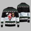 2025 Christmas Santa Playing Rugby Ugly Christmas Sweater 3