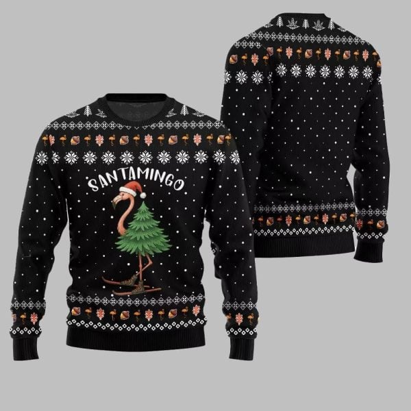 2025 Christmas Santamingo Ugly Christmas Sweater 3