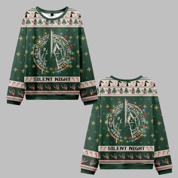 2025 Christmas Silent Night Ugly Christmas Sweater 0